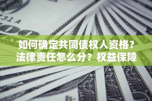 北京如何确定共同债权人资格？法律责任怎么分？权益保障技巧揭秘！