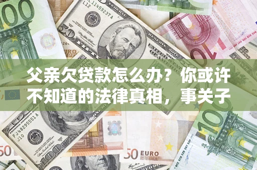 北京父亲欠贷款怎么办？你或许不知道的法律真相，事关子女未来