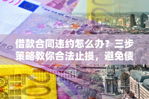 北京借款合同违约怎么办？三步策略教你合法止损，避免债务危机升级