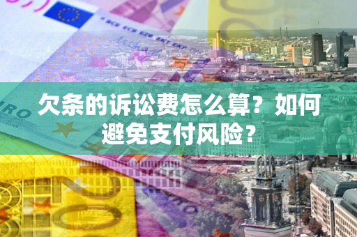 北京欠条的诉讼费怎么算？如何避免支付风险？